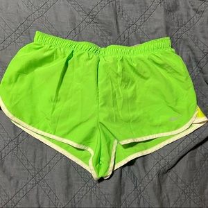 Nike Green Dri Fit Running Shorts